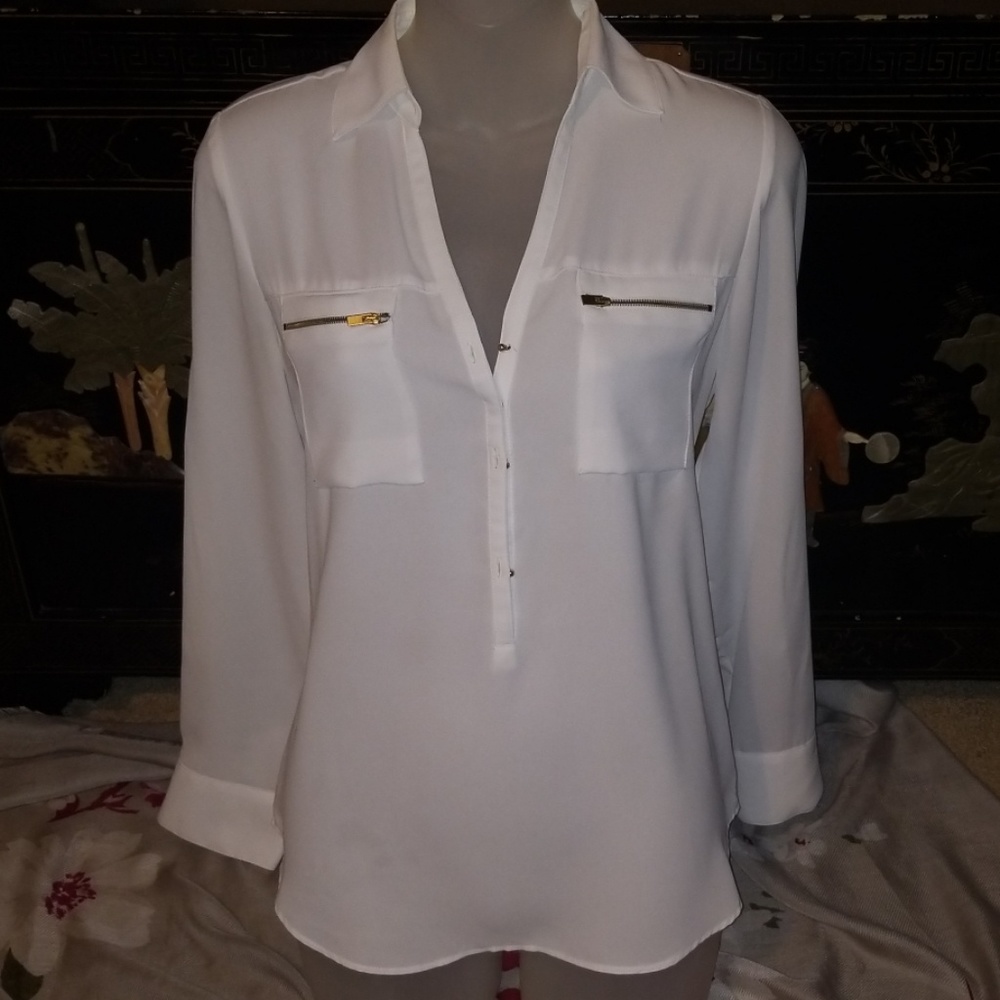 Express white top